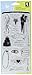 Inkadinkado Clear Stamp Set for Wedding Invitations and Cards, 15pc