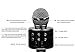 Wireless Portable Karaoke Microphone - 2018 New design Instagram 5000+Likes Bluetooth Karaoke Microphone/Handheld Cellphone Karaoke Player for iPhone or Android Smartphone & PC (Black)