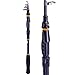 Sougayilang Fishing Rod Graphite Carbon Fiber Portable Spinning Telescopic Fishing Pole for Boat Saltwater and Freshwater