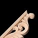 BloomingJS 1Pair Wood Carved Corner Onlay Applique Frame Decor Furniture Craft Unpainted