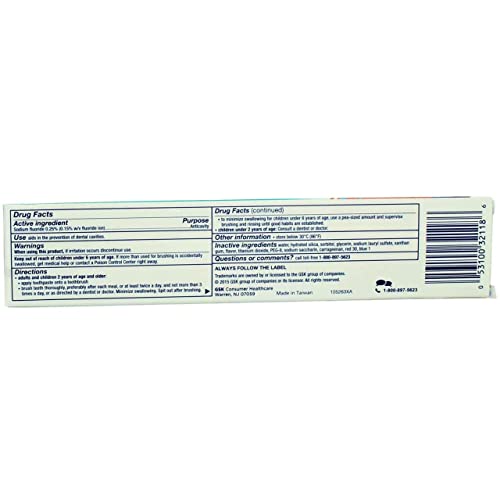 Aquafresh Cavity Protection Tube Cool Mint, 5.6 Ounce (Pack of 4)