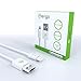 iPhone Charger, Mengo [Apple MFI Certified] Lightning to USB Charger for iPhone, iPod, iPad 3 Feet (1 Meter) - White