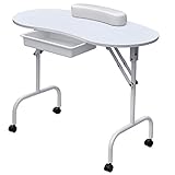 World Pride Portable Manicure Table Nail Technician Desk Workstation With Bag & Wrist Rest