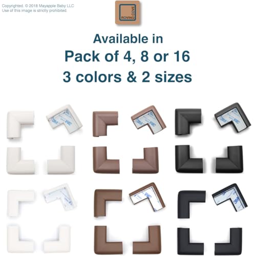 Roving Cove Corner Protector for Baby (8 Large Corners), HeftyFit