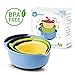 Premium Plastic Mixing Bowls (Set of 3) With Non Slip Bottom & Pouring Spout. For Healthy Cooking & Baking, Nesting and Stackable Free Bonus - measuring cup