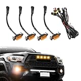 4PCS Led Amber Lights, Bright Amber light, Grill