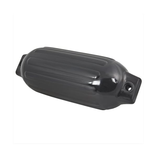Best-Choice-Products-SKY1388-Black-85-x-27-Vinyl-4-Ribbed-Marine-Boat-Fender-Bumper-Dock-Shield-Protection