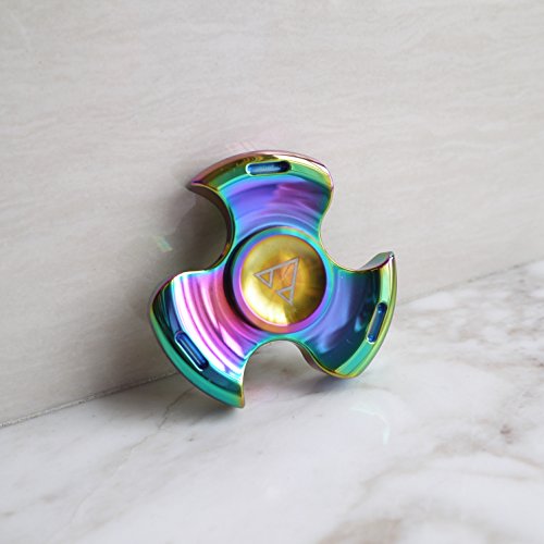 Home fidget spinner dmaos tri spinner fidget spin hand toy smooth 