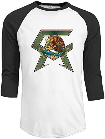 PONTAON Men's Canelo Alvarez Classic LOGO Jersey Baseball T-Shirt L Black