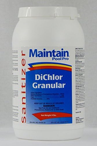 Maintain 9lbs Di-Chlor Granular Chlorine
