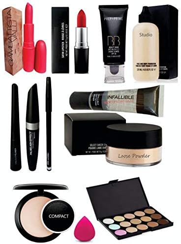 Woriwo beauty Ewe Macc Beauty Face and Body Foundation, Giambattista Valli, Bullet Lipstick, Bb Cream, Mascara Liquid Eyeliner Eyebrow Pencil, Loose Powder, Compact