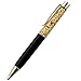 Executive Pen 24K Gold with Gift Box, Long-Lasting Fine Ballpoint Writing Pens by Zone – 365 (Jet-Black 24K)