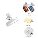 Ilyever 12 Pack Stainless Steel Heavy Duty Bag Clips with Large 3 inches Wide,Easy Storage and Fully Reusable,Perfect for Air Tight Seal Grip on Coffee,Food Bread Bag,Kitchen Home