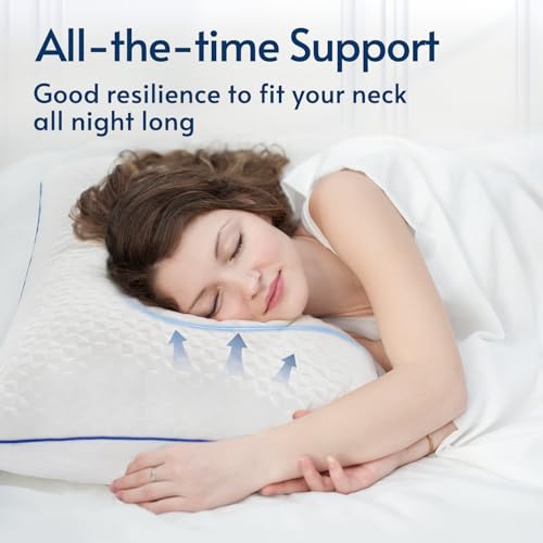 viewstar Queen Pillow Shredded Memory Foam Pillow, Adjustable Single