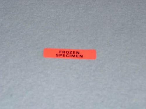 Label, ' Frozen Specimen' (500/Rl)