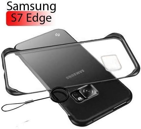 COVERS WALE Samsung Galaxy S7 Edge Shock Proof Ultra Slim Frameless Design, Complete Protection | Hybrid Bumper Hard Back Case Cover Designed for Samsung Galaxy S7 Edge (Black)