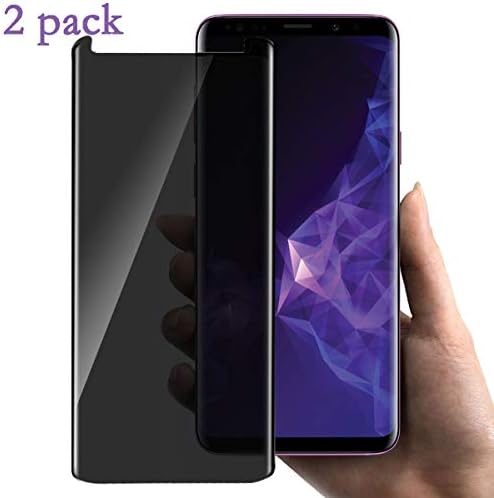 [2 Pack] Galaxy Note 8 Privacy Screen Protector, GPROVA [Anti Spy][Anti-Glare][Anti-Fingerprint][Anti-Scratch] No Bubble Ballistic Tempered Glass HD 3D Curve Edge Screen Protector