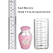 M MEILINXU Small Keepsake Urn for Human Ashes, Mini Cremation Urns - Fits a Small Amount of Cremated Remains - Display Burial at Home or Office Decor (Pink Butterfly, Hand Engraved Brass Urn