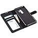 Abacus24-7 Samsung Galaxy S9 Plus Case Wallet with Flip Cover and Stand for The S 9+ Phone Black