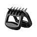 Pulled Pork Shredder Claws, Simpeak Stronger Kitchen Paw BBQ Handler Meat Shredder Bear Claw, Black Smoked Barbecue Grilling Meat Claws For Pulled Pork ( Set of 2)