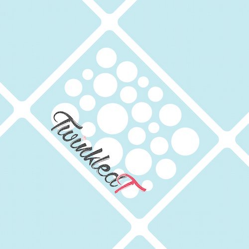 Bubble Stencil Nail Vinyls By Twinkled T - 1 Sheet of 16 Stencils