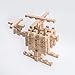 Igroteco Wooden Building Blocks for Kids - Natural Wooden Educational Toys for Girls & Boys - 120 PCS Building Set