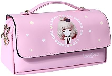Cute Pen Case Girl Simple Pencil Bank Oshare Milady Giraffe Multi-Function CharacterLarge Capacity Fashionable Character Cosmetic Pouch Makeup Popular Elementary School