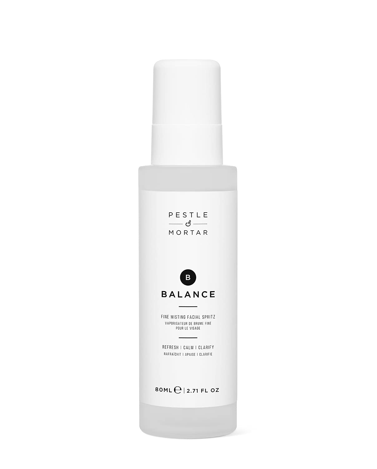 Pestle & Mortar Balance Ultra-Fine Face Mist- Hydrating Facial Spray Moisturiser with Deep Sea Magnesium, Gentian Root Extract, Hydrating and refreshing face toner, 80ml