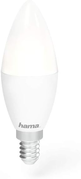 WiFi LED Light Bulb, E14, 4, 5W, White, Adjustable, Multicolored