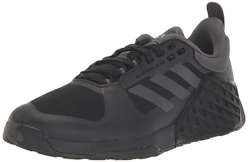 adidas Unisex Dropset 2 Sneaker, Core Black/Grey/Grey, 4 Wide US Men