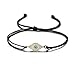 WISTIC Evil Eye Bracelet Adjustable Lucky Kabbalah Red String Bracelet with Infinity/Cross/Hamsa/Evil Eye Charm Friendship Bracelet for Women Men Friends Family
