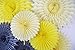Yellow Elephant Baby Shower Decorations Cream Grey 7pcs Honeycomb Tissue Paper Fan Flower for Yellow You are My Sunshine Party Bridal Shower Decorations Yellow Birthday Party Decorations