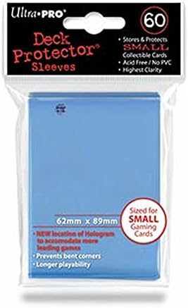 Ultra Pro SLEEVES 60 d10 Card Game (Small, Light Blue)