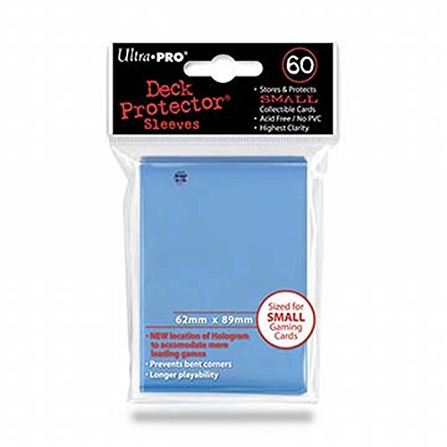 Ultra Pro Sleeves 60 d10 Card Game (Small, Light Blue)