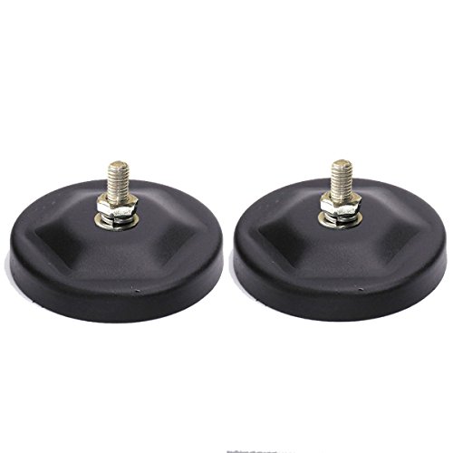 Lightronic 2pcs Magnetic Base Mounting Brackets for all Off-road Vehicles or Trucks Boat LED Working Light LED Light Bar Magnet Stainless Steel