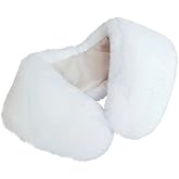 Joyci Fashion Faux Rabbit Fur Collar Shawl Wrap Stole Fake Collar Coat Accessory