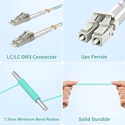 Yonwide Om3 Lc to Lc Fiber Patch Cable 75m