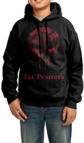Fashion Hoodies For Boys And Girls Marvel The Punisher Skull Symbol Sweatshirts Teenagers