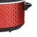 Brentwood Select 7 Quart Slow Cooker in Red