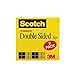 Scotch Double Sided Tape, Office and School Supplies for Arts and Crafts, Alternative to Scrapbooking Glue, 0.50 in. x 1296 in., 2 Tape Refill Rolls