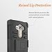 LG G4 Case, Dual Layers [Combo Holster] Phone Cover And Built-In Kickstand Bundled with [HD Screen Protector] Hybird Shockproof And Circlemalls Stylus Pen For LG G4 (Black)