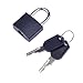 SODIAL(R) Small Mini Strong Steel Padlock Travel Lock with 2 Keys - SODIAL Retail Packaging