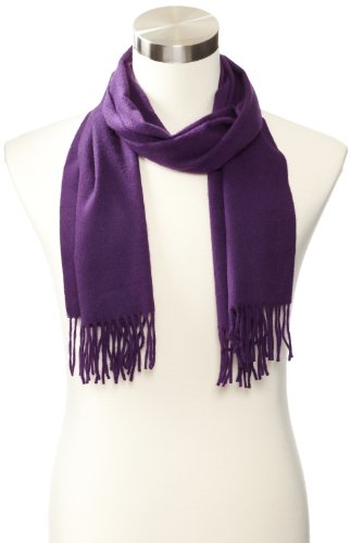 Amicale Men's Scarf, Plum, One Size