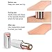 Facial Hair Remover Replacement Heads, Hair Removal Replacing Blades for Upper Lip Chin Cheeks Sideburns, Electronic Shaver Head Cutter Replacement with 18K Gold-Plated Blade Cover 6 PCS