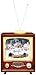 Retro Action Musicals by Roman Action Musical Lighted TV Revolving Train 9-Inch