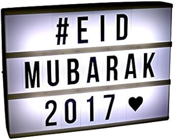 Cine LED de luz caja Eid & Ramadán de Home Memo Tarjeta Decoración: Amazon.es: Iluminación