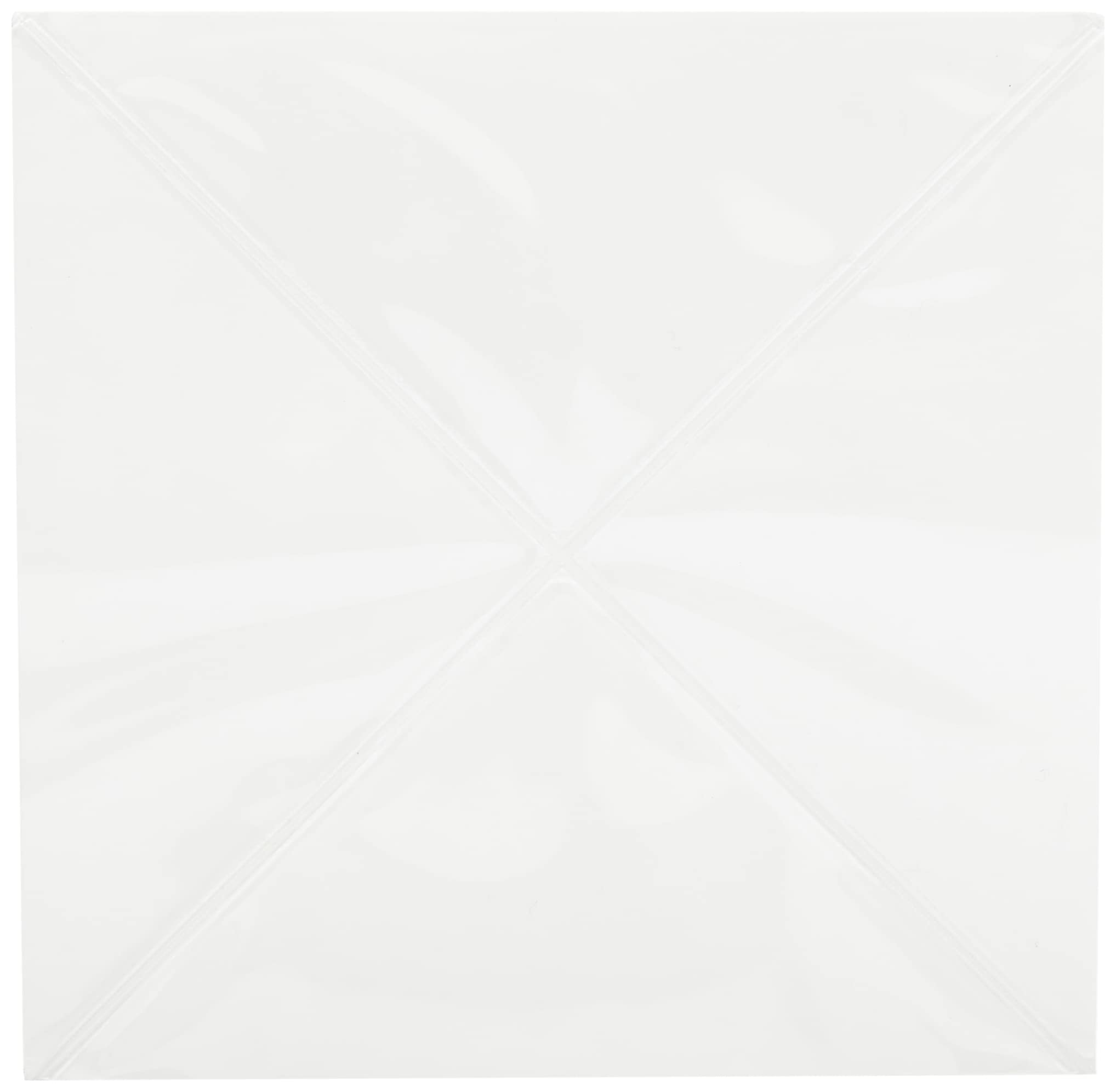 Durable Cornerfix 831719 Self Adhesive Name Plate 100 x 100 mm Transparent Pack of 100