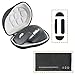 Khanka Hard Travel Case + Mouse Feet Pads Replacement for Logitech MX Master 3 Advanced Wireless Mouse