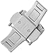 Hadley-Roma 20mm Stainless Steel Push Button Deployant Clasp