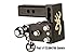 B&W Trailer Hitches Tow & Stow Adjustable Trailer Hitch Ball Mount with Browning Logo - Fits 2